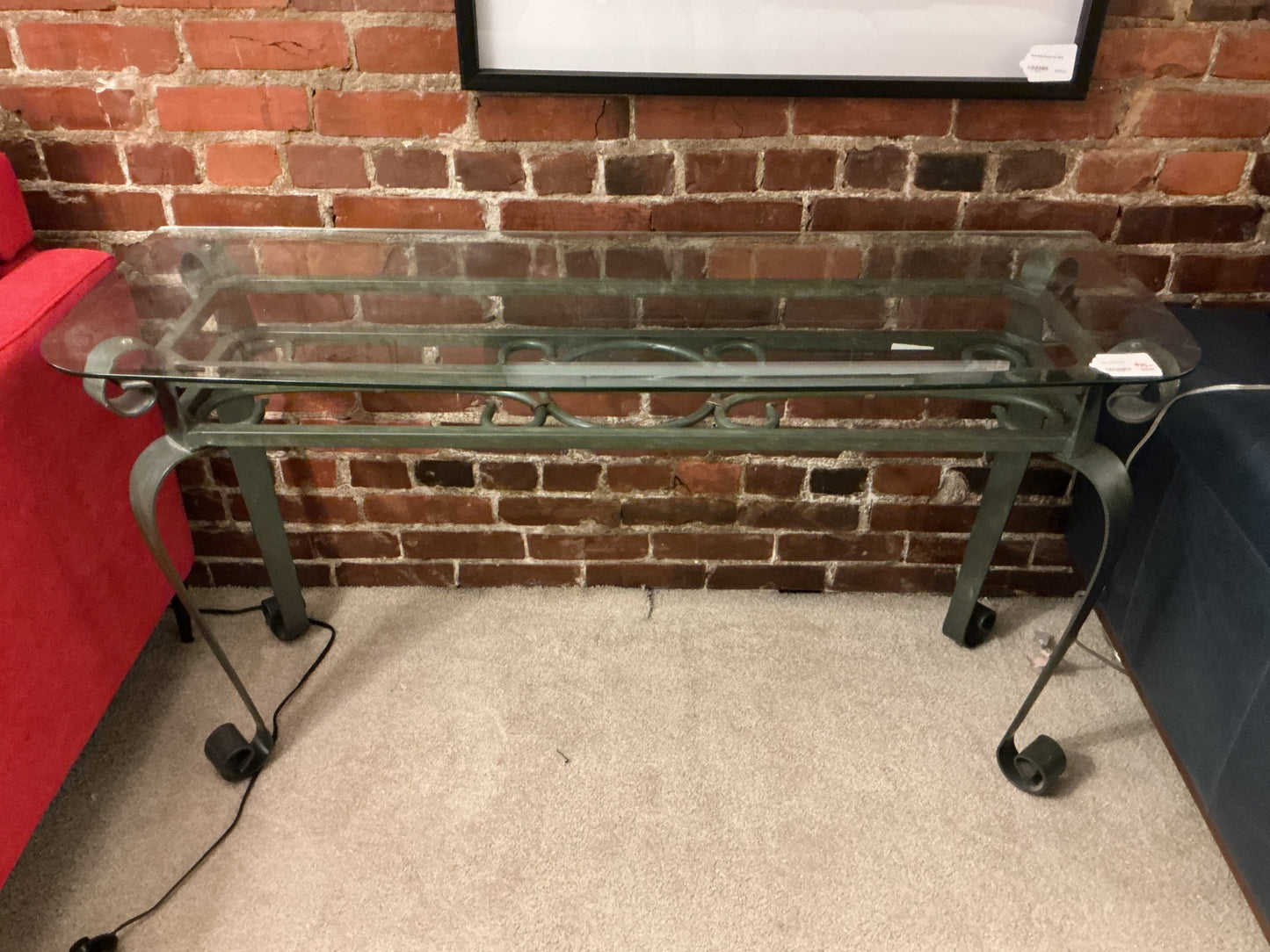 Glass Sofa Table