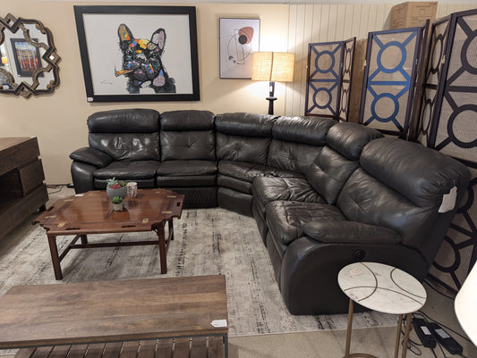 Leather Relining Sectional